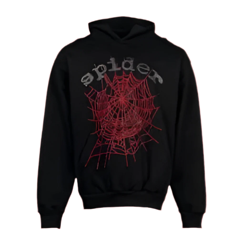 Sp5der OG Rhinestone Logo Hoodie 'Black'