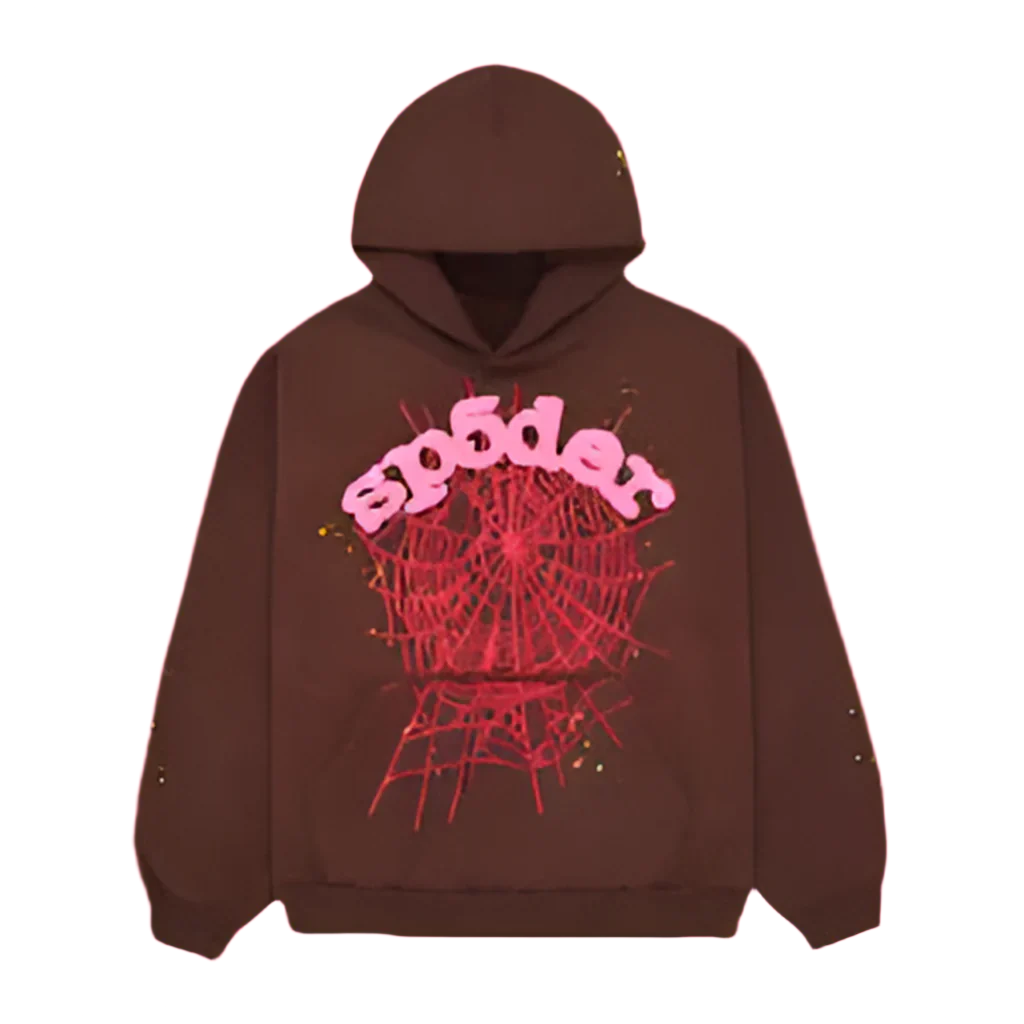 Sp5der Web Hoodie 'Brown'
