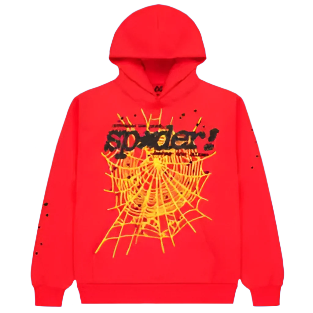 Sp5der V2 Hoodie 'Red'