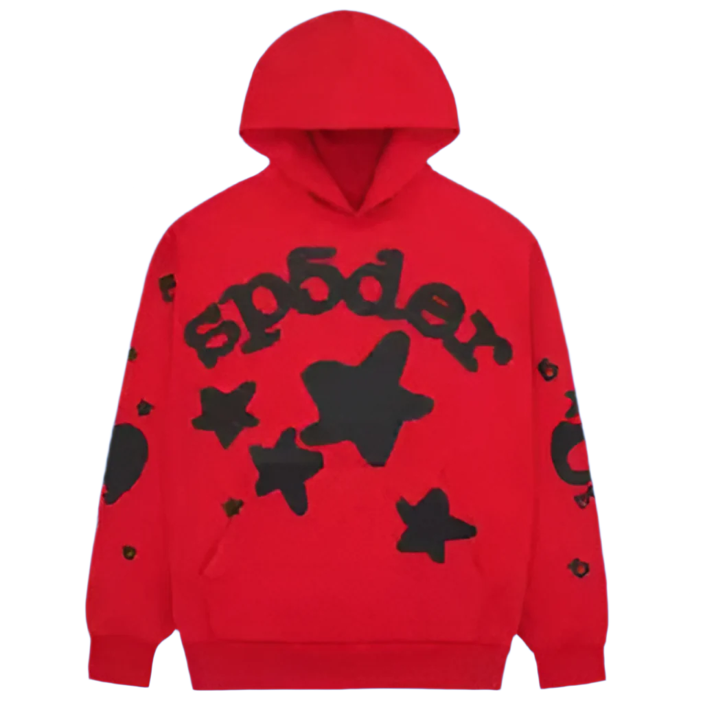 Sp5der Beluga Hoodie 'Red'