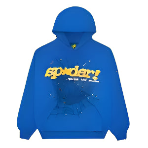 Sp5der TC Sp5der Hoodie 'Blue'