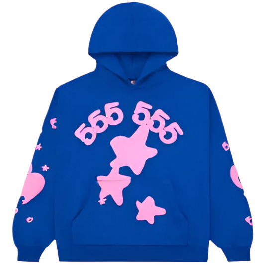 Sp5der Beluga Hoodie 'Blue'