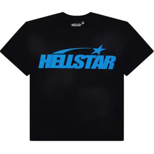 Hellstar Classic T-shirt (Regular Print) Black/Blue