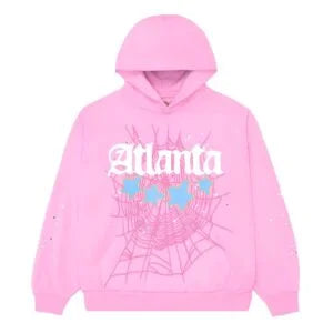 Sp5der Atlanta Hoodie 'Pink'