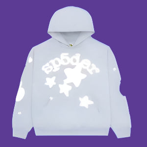 Sp5der Beluga Hoodie 'Heather Grey'