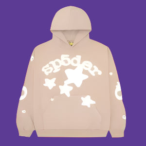 Sp5der Beluga Hoodie 'Light Brown'