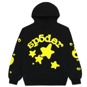Sp5der Beluga Hoodie 'Onyx/Yellow'