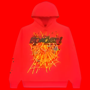 Sp5der V2 Hoodie 'Red'