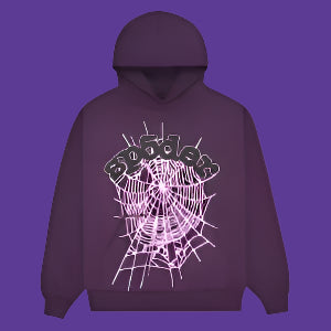 Sp5der Web Hoodie 'Purple'