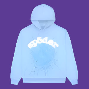 Sp5der Web Hoodie 'Sky Blue'